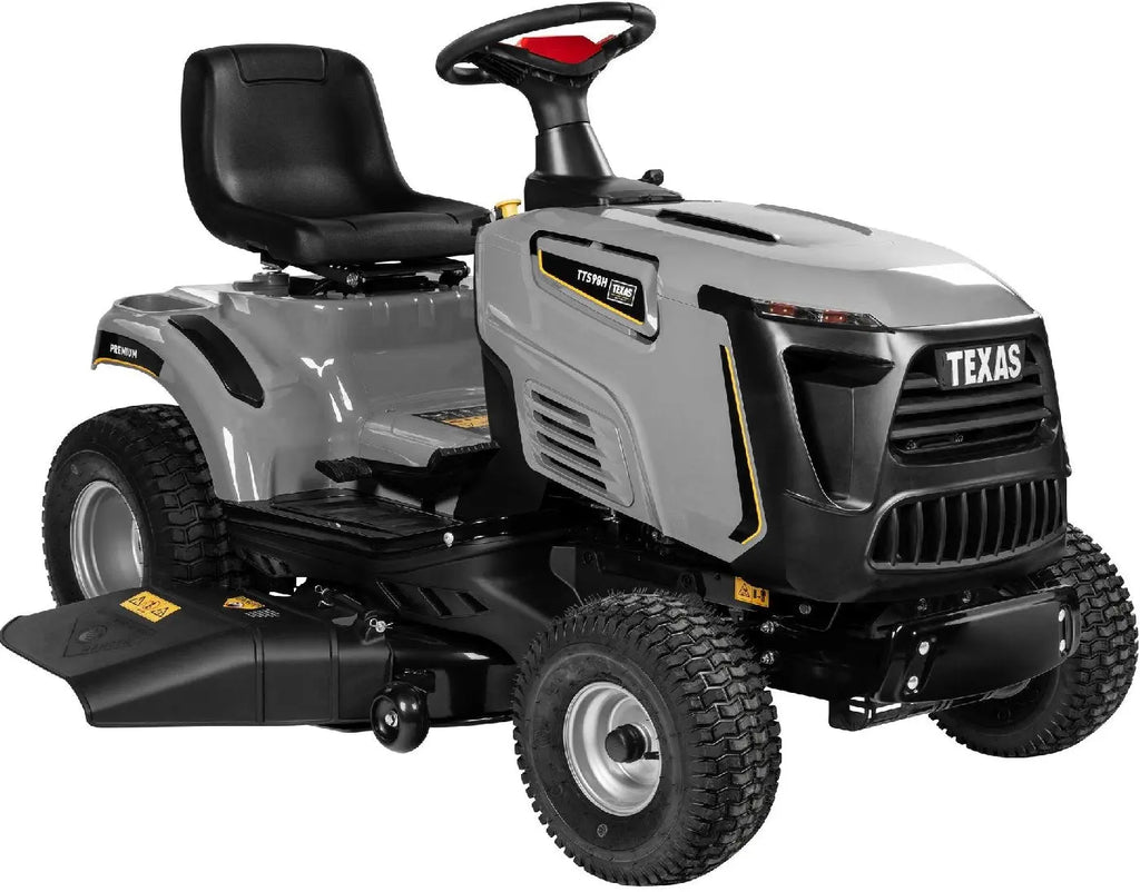 Texas TTS98H Premium Rasentraktor – Hydrostat-Antrieb – 98 cm Schnittbreite – Aufsitzmäher für große Rasenflächen