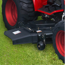 Laden Sie das Bild in den Galerie-Viewer, Tym Allrad-Kompakttraktor T255 mit Rasenbereifung und 153cm Zwischenachsmähwerk